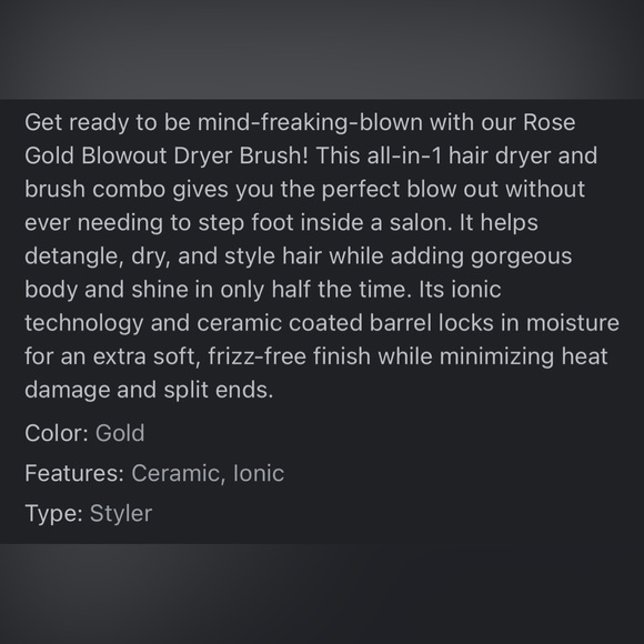 Foxybae blowout dryer and brush - Picture 5 of 6